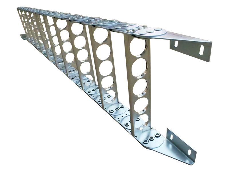 Steel cable drag chain