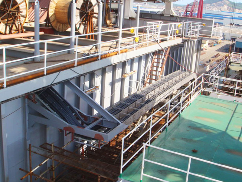 Steel cable drag chain