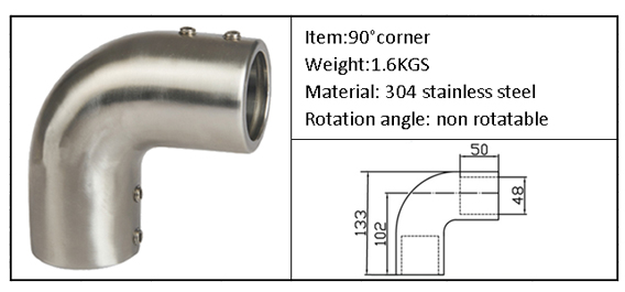 Stainless steel support arm system